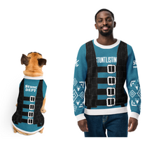 Load image into Gallery viewer, Holiday Black Jerk Vest Pet Sweater