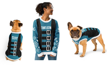 Load image into Gallery viewer, Holiday Black Jerk Vest Pet Sweater