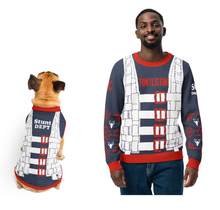Load image into Gallery viewer, Holiday White Jerk Vest Pet Sweater