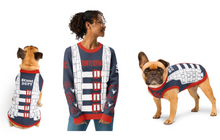 Load image into Gallery viewer, Holiday White Jerk Vest Pet Sweater