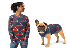 Load image into Gallery viewer, Snowman Car Hit Pet Sweater