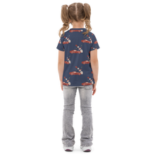 Load image into Gallery viewer, Kids Snowman Car Hit T-shirt