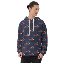 Load image into Gallery viewer, Snowman Car Hit Unisex Hoodie
