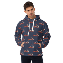 Load image into Gallery viewer, Snowman Car Hit Unisex Hoodie