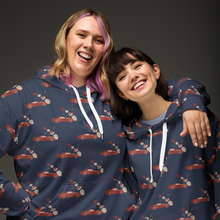 Load image into Gallery viewer, Snowman Car Hit Unisex Hoodie