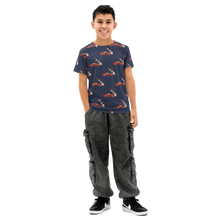 Load image into Gallery viewer, Youth Snowman Car Hit T-shirt