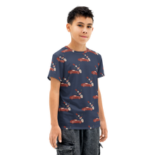 Load image into Gallery viewer, Youth Snowman Car Hit T-shirt