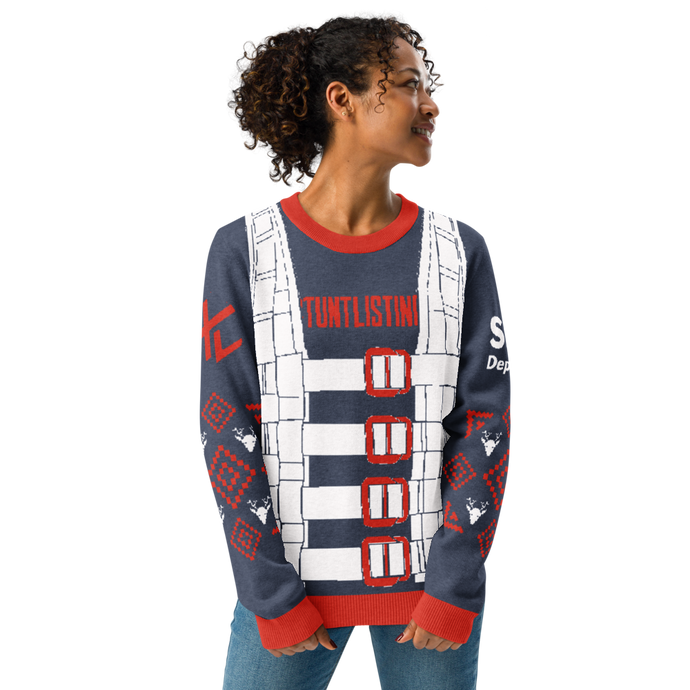 Jerk Vest Sweater Remix White