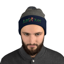 Load image into Gallery viewer, Christmas Hallway Fight Pom-Pom Beanie