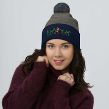 Load image into Gallery viewer, Christmas Hallway Fight Pom-Pom Beanie