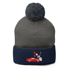 Load image into Gallery viewer, Snowman Car Hit Pom-Pom Beanie